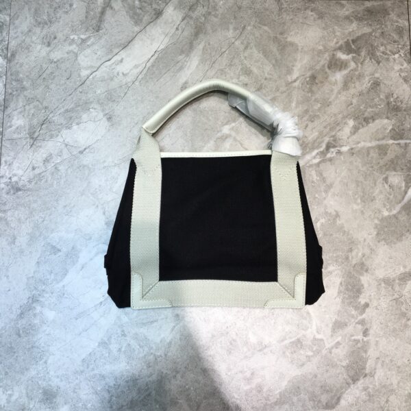 Balenciaga Navy Small Cabas Tote Bag In White, For Women, Women's Bags 18.5in/47cm
