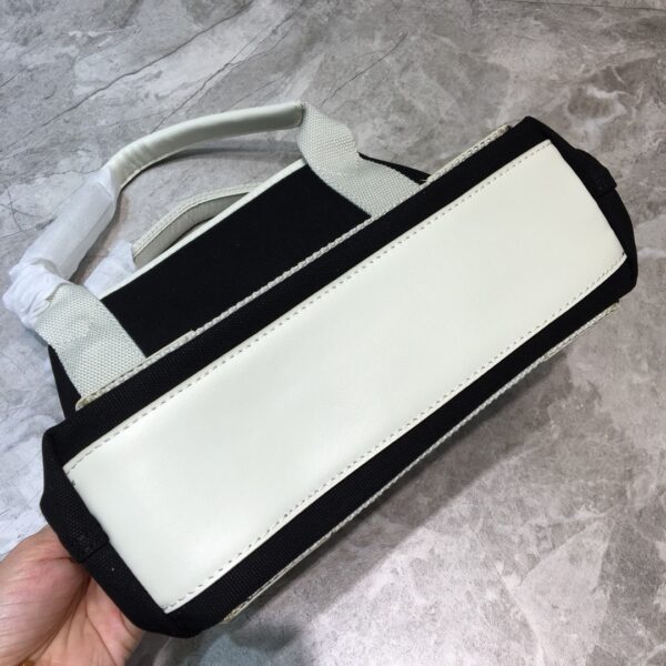 Balenciaga Navy Small Cabas Tote Bag In White, For Women, Women's Bags 18.5in/47cm
