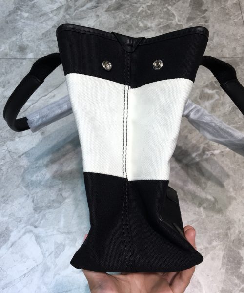 Balenciaga Navy XS Tote Bag In Black And White, For Women, Women's Bags 12.6in/32cm