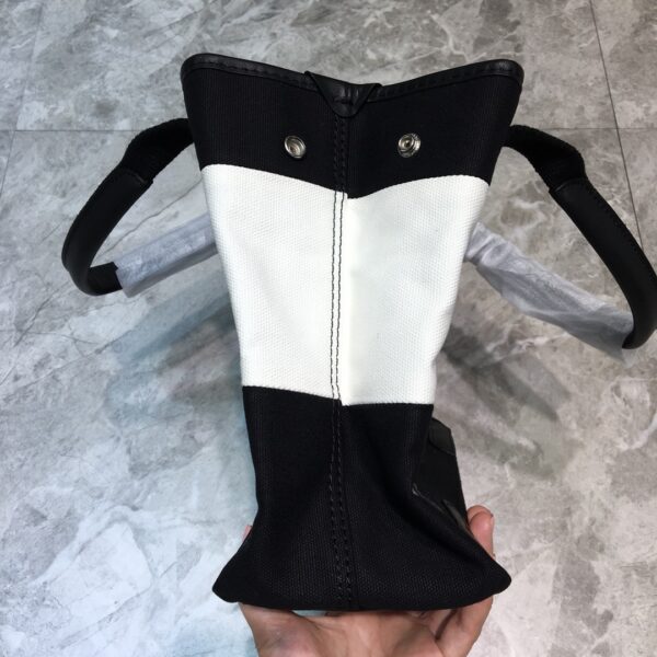 Balenciaga Navy XS Tote Bag In Black And White, For Women, Women's Bags 12.6in/32cm