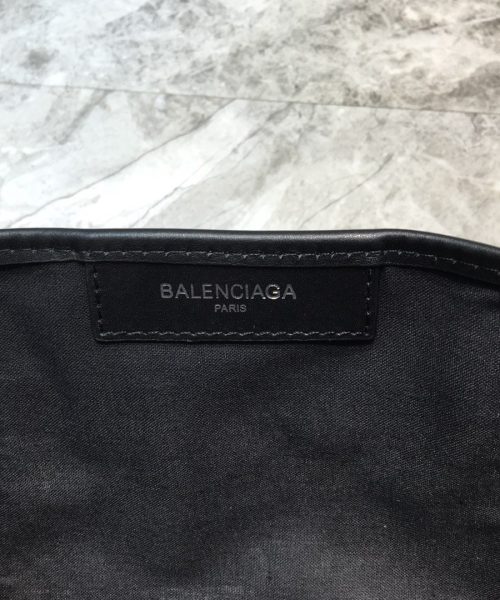 Balenciaga Navy XS Tote Bag In Black And White, For Women, Women's Bags 12.6in/32cm