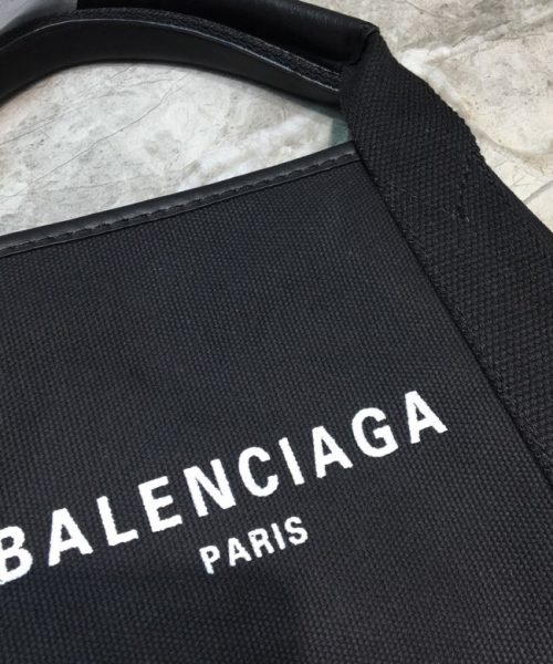 Balenciaga Navy XS Tote Bag In Black, For Women, Women's Bags 12.6in/32cm 3903462HH3N1000