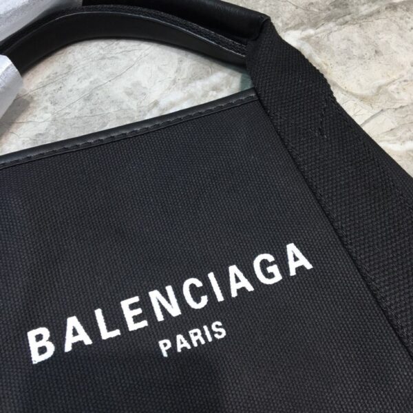 Balenciaga Navy XS Tote Bag In Black, For Women, Women's Bags 12.6in/32cm 3903462HH3N1000