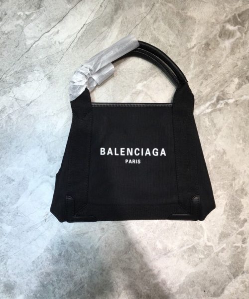 Balenciaga Navy XS Tote Bag In Black, For Women, Women's Bags 12.6in/32cm 3903462HH3N1000