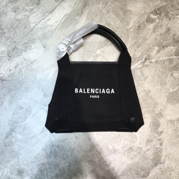 Balenciaga Navy XS Tote Bag In Black, For Women, Women's Bags 12.6in/32cm 3903462HH3N1000