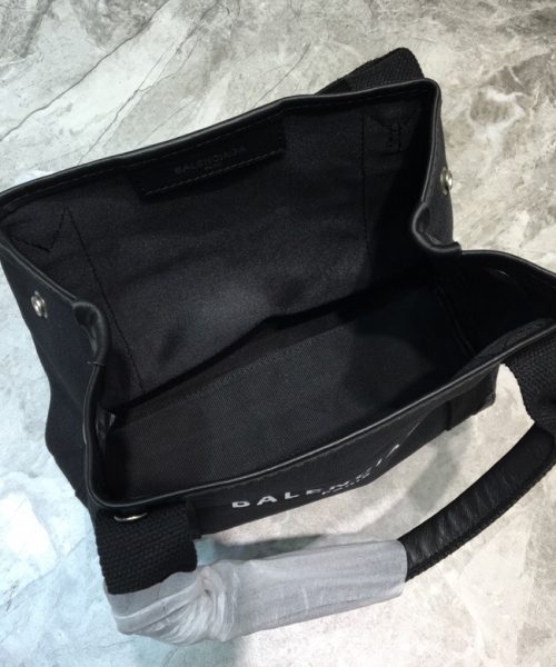 Balenciaga Navy XS Tote Bag In Black, For Women, Women's Bags 12.6in/32cm 3903462HH3N1000