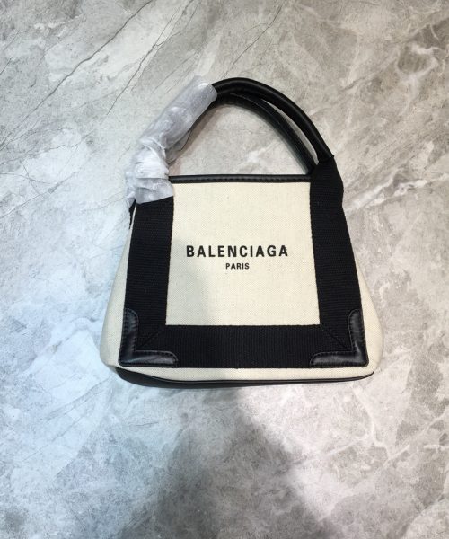 Balenciaga Navy XS Tote Bag In Black, For Women, Women's Bags 12.6in/32cm 3903462HH3N9260