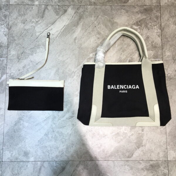 Balenciaga Navy XS Tote Bag In Black, For Women, Women's Bags 12.6in/32cm