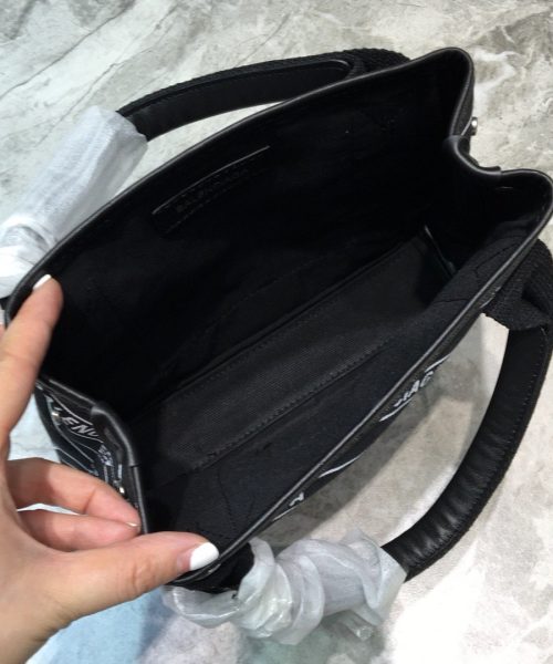 Balenciaga Navy XS Tote Bag In Black, For Women, Women's Bags 12.6in/32cm