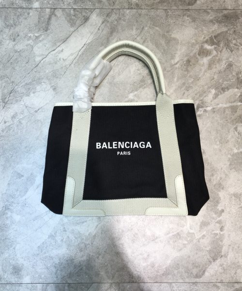 Balenciaga Navy XS Tote Bag In Black, For Women, Women's Bags 12.6in/32cm