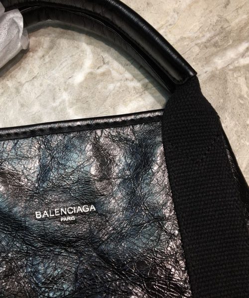 Balenciaga Navy XS Tote Bag In Black, For Women, Women's Bags 12.6in/32cm