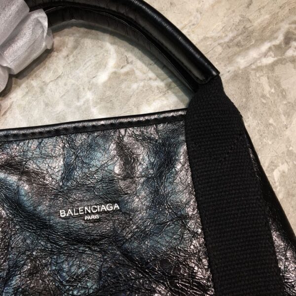 Balenciaga Navy XS Tote Bag In Black, For Women, Women's Bags 12.6in/32cm