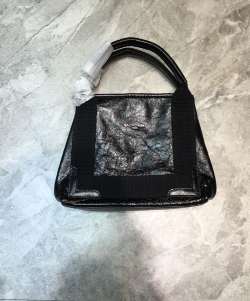 Balenciaga Navy XS Tote Bag In Black, For Women, Women's Bags 12.6in/32cm