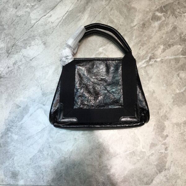 Balenciaga Navy XS Tote Bag In Black, For Women, Women's Bags 12.6in/32cm