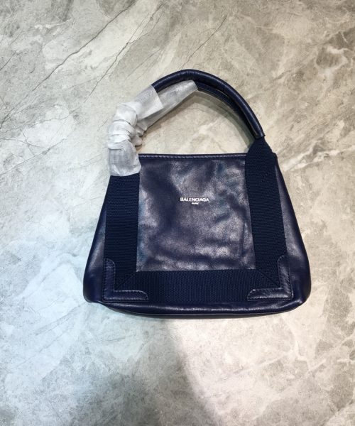 Balenciaga Navy XS Tote Bag In Blue, For Women, Women's Bags 12.6in/32cm