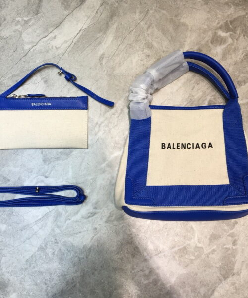 Balenciaga Navy XS Tote Bag In Blue, For Women, Women's Bags 12.6in/32cm