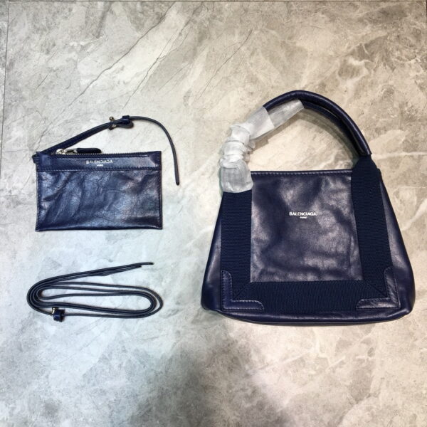 Balenciaga Navy XS Tote Bag In Blue, For Women, Women's Bags 12.6in/32cm