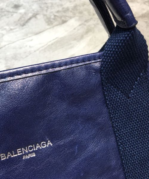 Balenciaga Navy XS Tote Bag In Blue, For Women, Women's Bags 12.6in/32cm