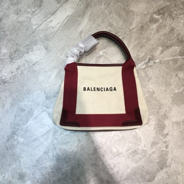Balenciaga Navy XS Tote Bag In Dark Red, For Women, Women's Bags 12.6in/32cm