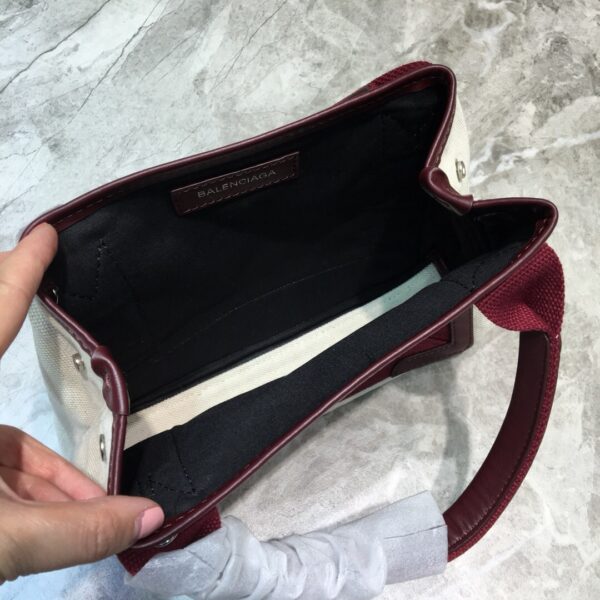 Balenciaga Navy XS Tote Bag In Dark Red, For Women, Women's Bags 12.6in/32cm