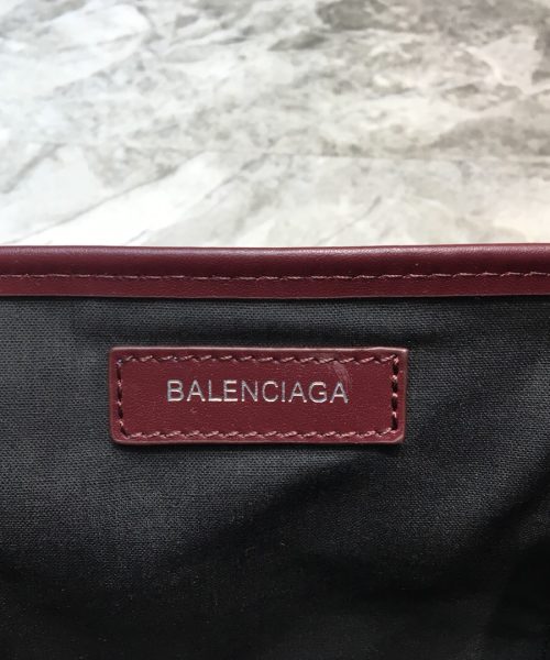 Balenciaga Navy XS Tote Bag In Dark Red, For Women, Women's Bags 12.6in/32cm