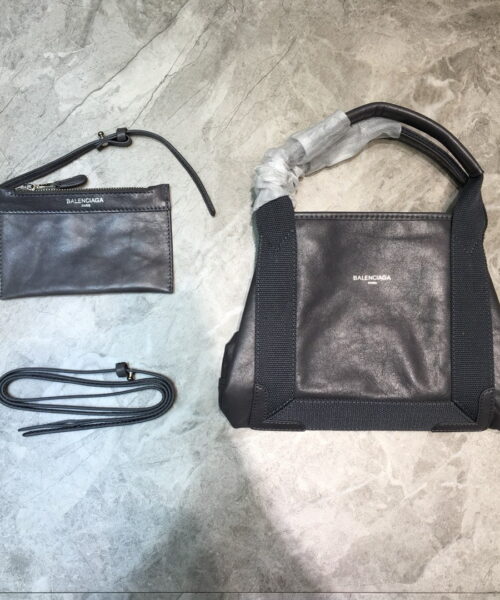 Balenciaga Navy XS Tote Bag In Gray, For Women, Women's Bags 12.6in/32cm