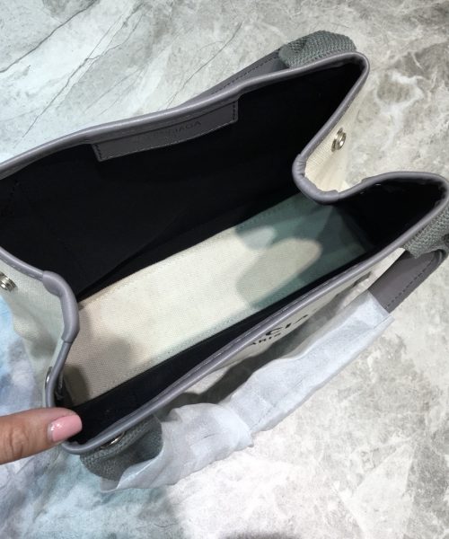 Balenciaga Navy XS Tote Bag In Gray, For Women, Women's Bags 12.6in/32cm
