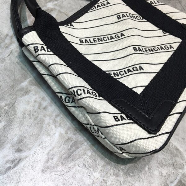 Balenciaga Navy XS Tote Bag In White, For Women, Women's Bags 12.6in/32cm