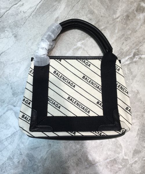 Balenciaga Navy XS Tote Bag In White, For Women, Women's Bags 12.6in/32cm