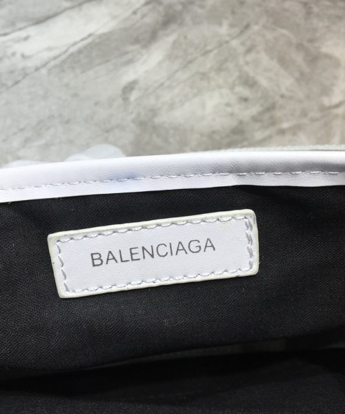 Balenciaga Navy XS Tote Bag In White, For Women, Women's Bags 12.6in/32cm