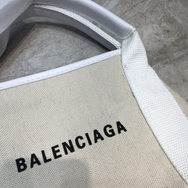 Balenciaga Navy XS Tote Bag In White, For Women, Women's Bags 12.6in/32cm