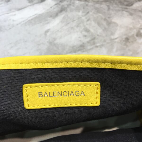 Balenciaga Navy XS Tote Bag In Yellow, For Women, Women's Bags 12.6in/32cm