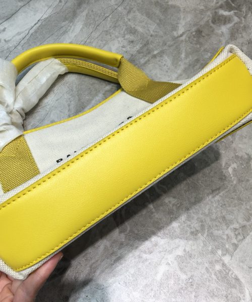 Balenciaga Navy XS Tote Bag In Yellow, For Women, Women's Bags 12.6in/32cm