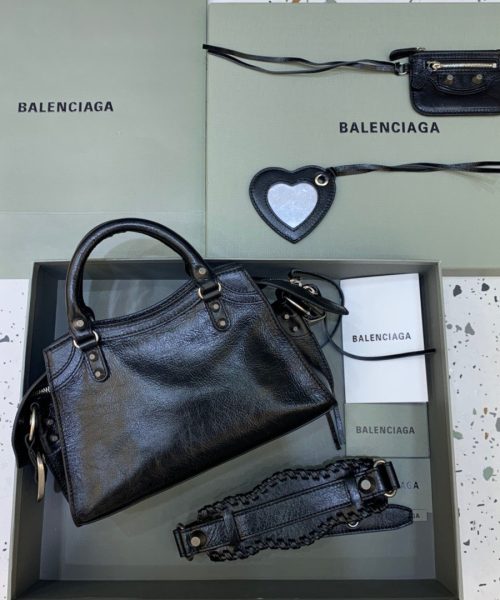 Balenciaga Neo Cagole XS Handbag In Black, For Women, Women's Bags 10.2in/26cm 700940210B01000