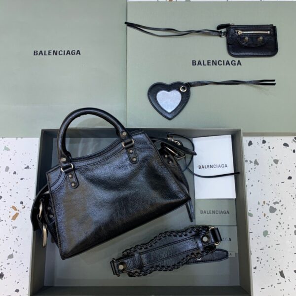Balenciaga Neo Cagole XS Handbag In Black, For Women, Women's Bags 10.2in/26cm 700940210B01000