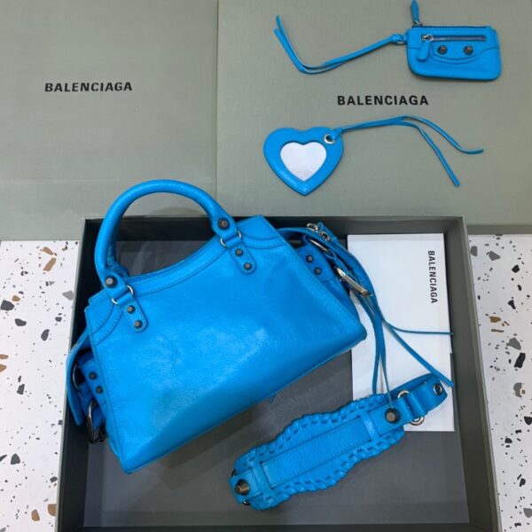 Balenciaga Neo Cagole XS Handbag In Blue, For Women, Women's Bags 10.2in/26cm