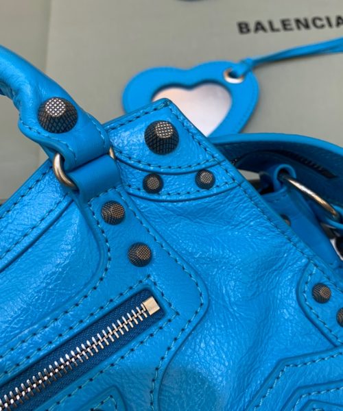 Balenciaga Neo Cagole XS Handbag In Blue, For Women, Women's Bags 10.2in/26cm
