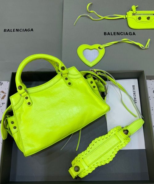 Balenciaga Neo Cagole XS Handbag In Light Green, For Women, Women's Bags 10.2in/26cm