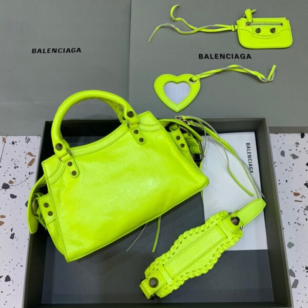 Balenciaga Neo Cagole XS Handbag In Light Green, For Women, Women's Bags 10.2in/26cm
