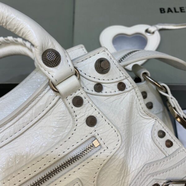 Balenciaga Neo Cagole XS Handbag In White , For Women, Women's Bags 10.2in/26cm 700940210B09104