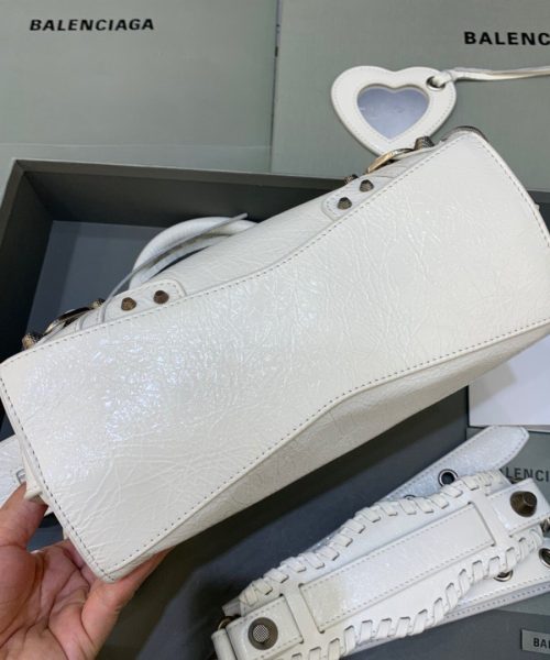 Balenciaga Neo Cagole XS Handbag In White , For Women, Women's Bags 10.2in/26cm 700940210B09104