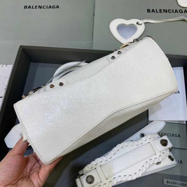 Balenciaga Neo Cagole XS Handbag In White , For Women, Women's Bags 10.2in/26cm 700940210B09104