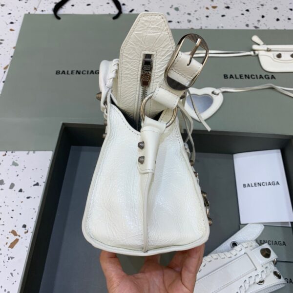 Balenciaga Neo Cagole XS Handbag In White , For Women, Women's Bags 10.2in/26cm 700940210B09104