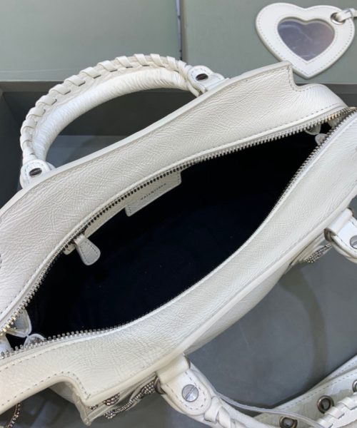Balenciaga Neo Cagole XS Handbag In White, For Women, Women's Bags 15.3in/39cm 700451210B09104