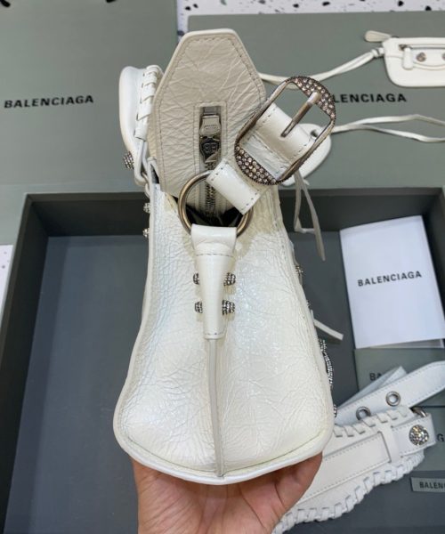 Balenciaga Neo Cagole XS Handbag In White, For Women, Women's Bags 15.3in/39cm 700451210B09104