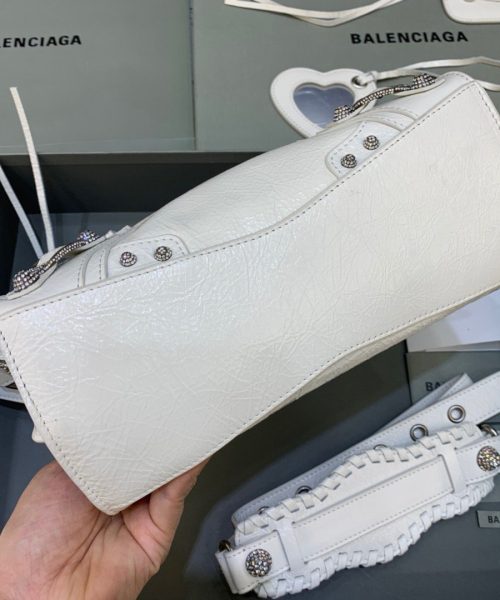 Balenciaga Neo Cagole XS Handbag In White, For Women, Women's Bags 15.3in/39cm 700451210B09104