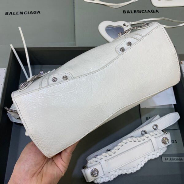 Balenciaga Neo Cagole XS Handbag In White, For Women, Women's Bags 15.3in/39cm 700451210B09104