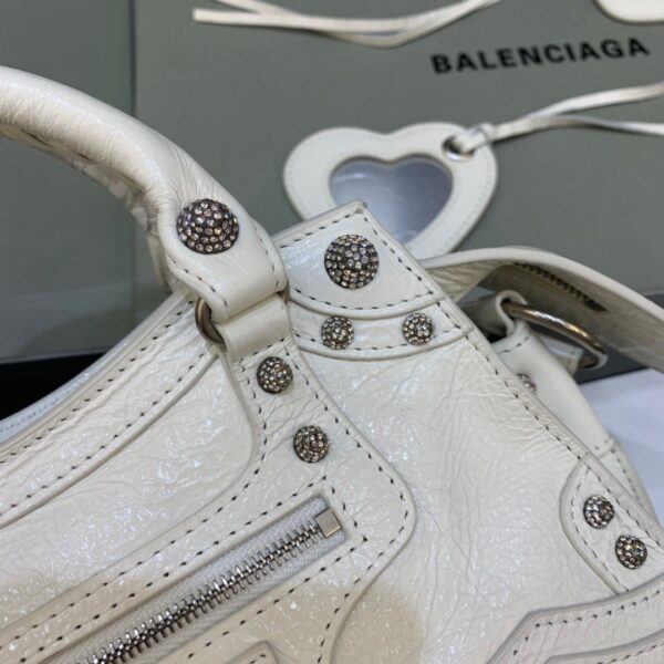 Balenciaga Neo Cagole XS Handbag In White, For Women, Women's Bags 15.3in/39cm 700451210B09104