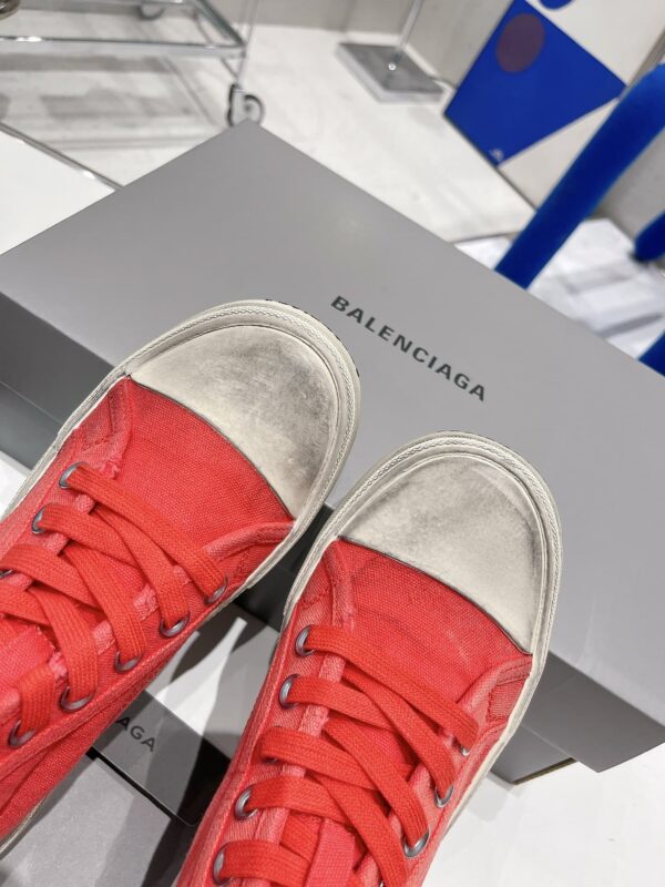 Balenciaga Paris High Top Trainers Red For Women