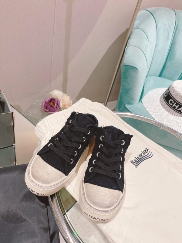 Balenciaga Paris Trainers Mule Black For Women